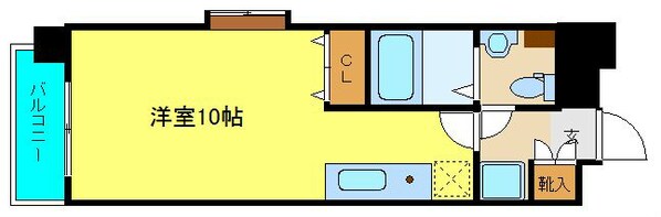 大町西公園駅 徒歩3分 8階の物件間取画像